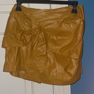 Leather Skort